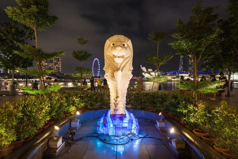 Merlion Statue