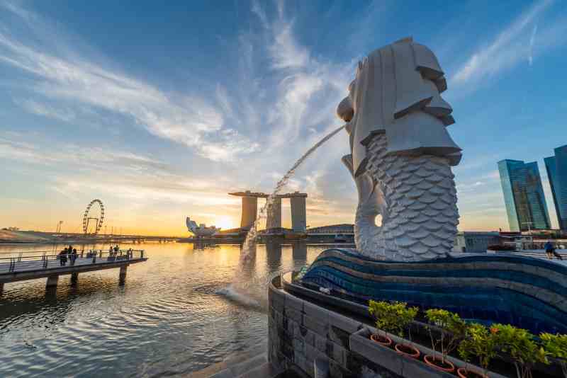 Merlion statue