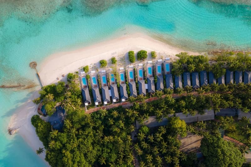 villa nautica aerial view